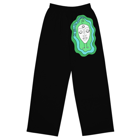 Can You Feel My Energy unisex wide-leg pants