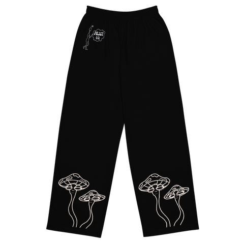 Mushroom Garden unisex wide-leg pants