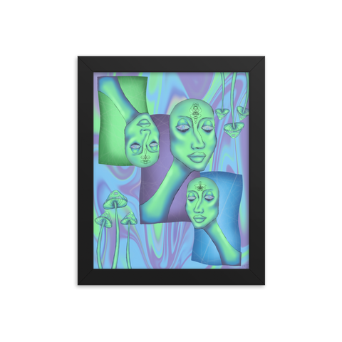 Inter-Dimensional Beings Framed Print